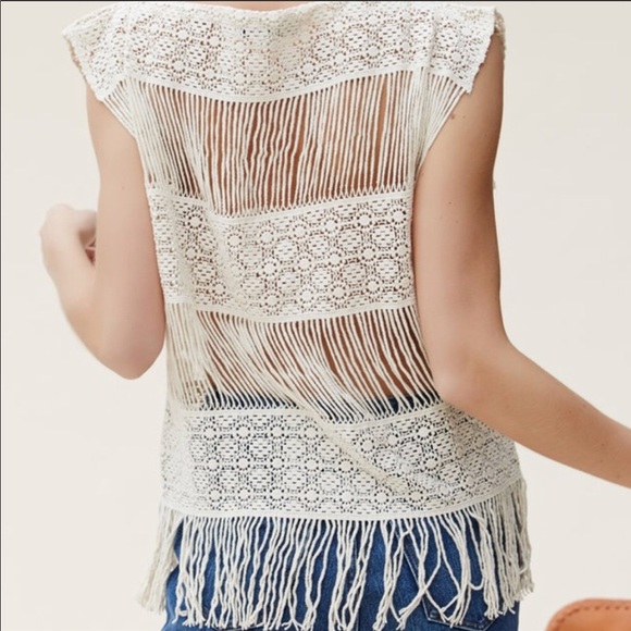 Crochet Fringe Top - Picture 3 of 3